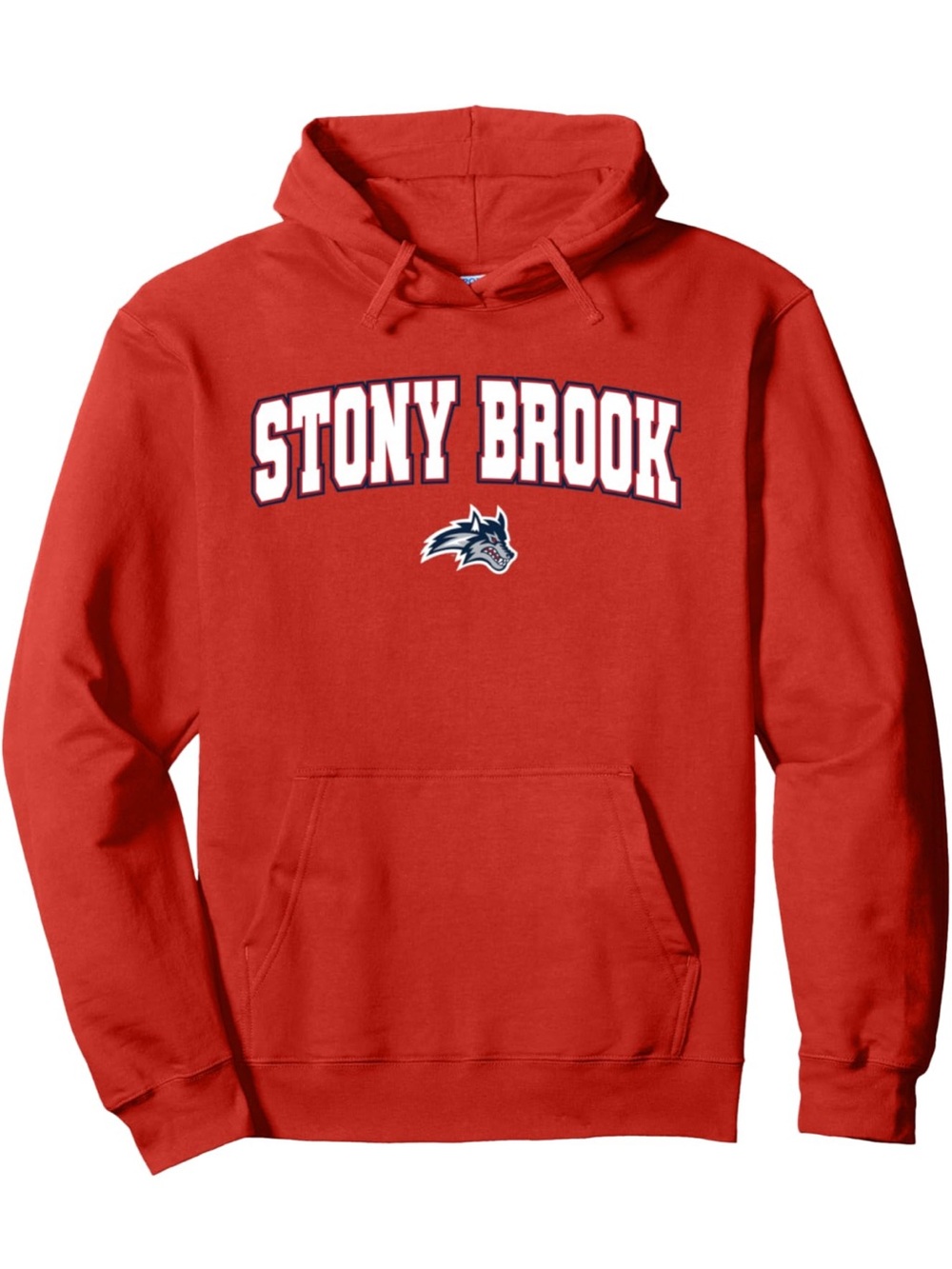 NEW Stony Brook University Seawolves Arch Logo Pullover College Hoodie